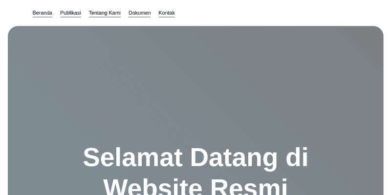 Screenshot of Biro Kesejahteraan Rakyat Sekretariat Daerah